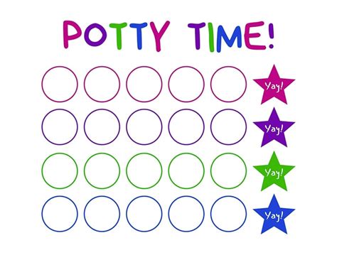 Potty Charts Printable