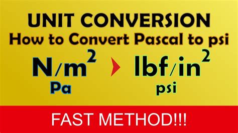 Pounds to Pascals: A Comprehensive Guide