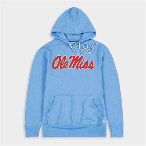 Powder Blue Ole Miss Sweatshirt: The Epitome of Chic and Classic Style