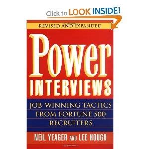 Power Interviews: Job-Winning Tactics from Fortune 500 Recruiters PDF