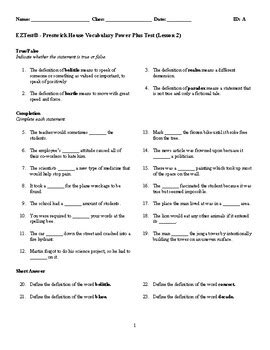 Power Plus Lesson 8 Answer Key Kindle Editon