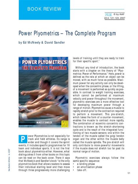 Power Plyometrics: The Complete Program Reader