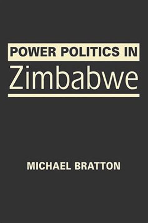 Power Politics in Zimbabwe PDF