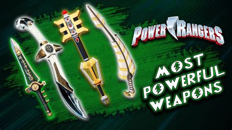 Power Rangers Weapons: A Comprehensive Arsenal to Protect the Earth