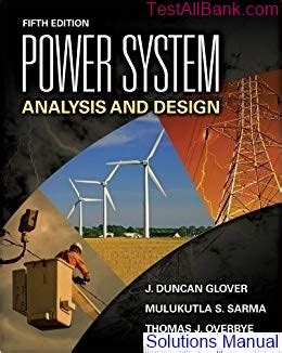 Power System Analysis Design Fifth Edition Solution Manual Kindle Editon