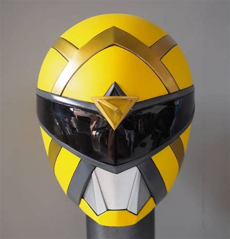 Power Up with the Iconic Yellow Ranger Helmet: A Symbol of Courage and Unwavering Spirit