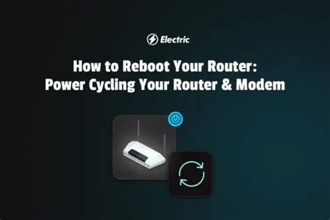 Power cycle your router.