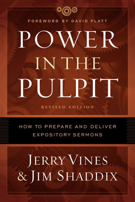 Power in the Pulpit: How to Prepare and Deliver Expository Sermo Ebook Reader