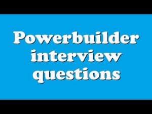 Powerbuilder Interview Questions And Answers Reader