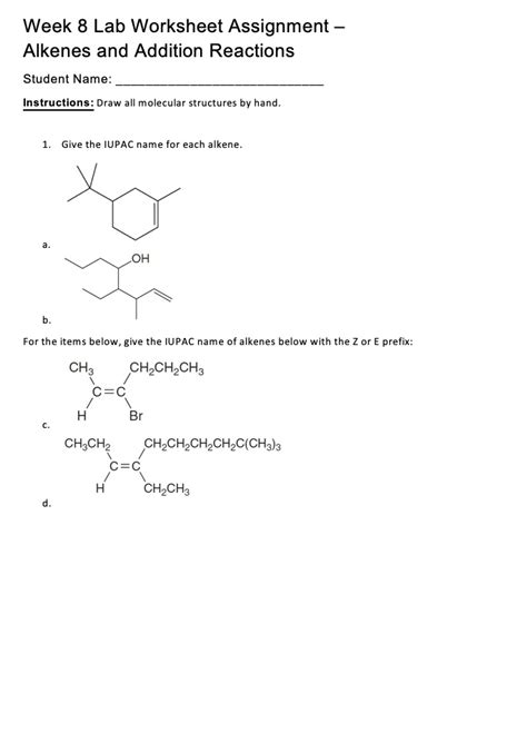 Powerpoint Alkane Alkene Lab Answers Addition Reactions Reader