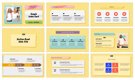 Powerpoint Index Card Template