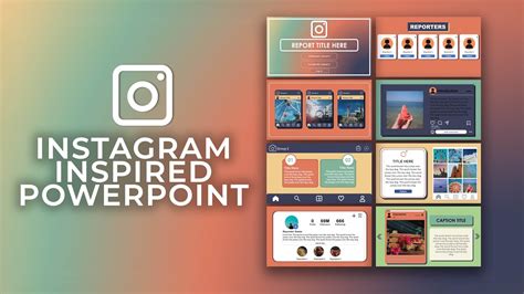 Powerpoint Instagram Template