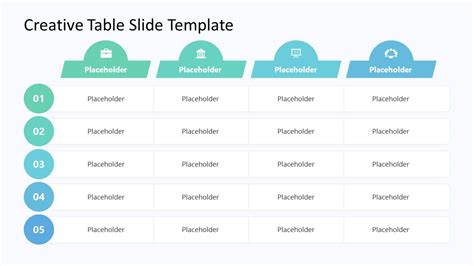 Powerpoint Table Template