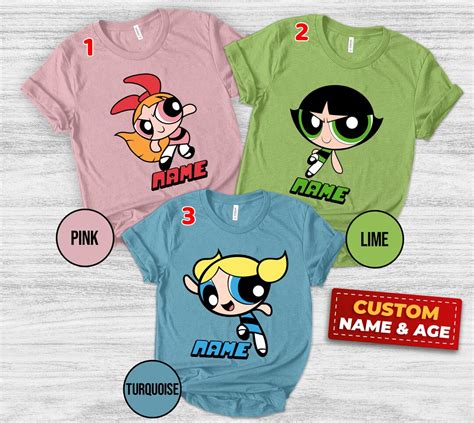 Powerpuff Girls Shirts: A Ray of Color and Fun for All Ages