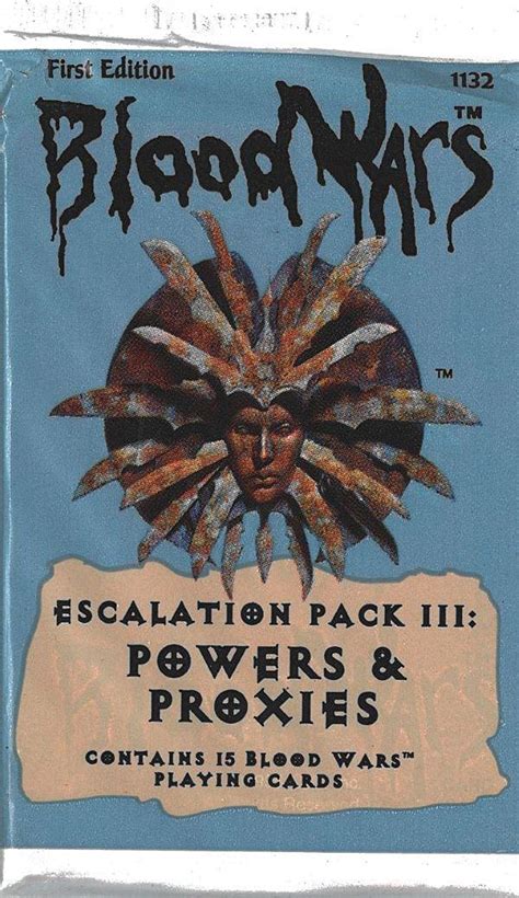 Powers and Proxies Blood Wars Escalation Pack 3 Contains 15 Blood Wars Playing Cards Reader