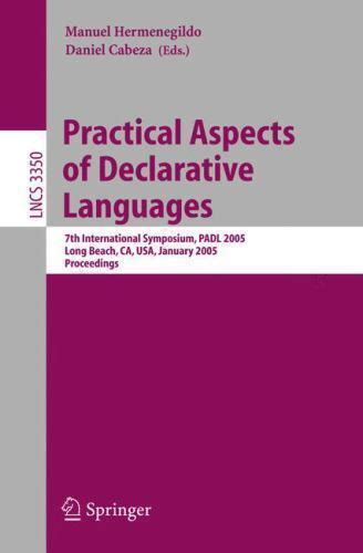 Practical Aspects of Declarative Languages 7th International Symposium, PADL 2005 Doc