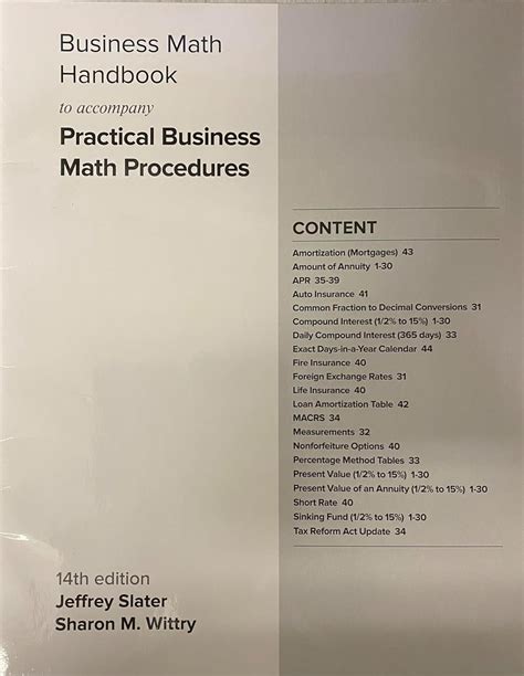 Practical Business Math Epub