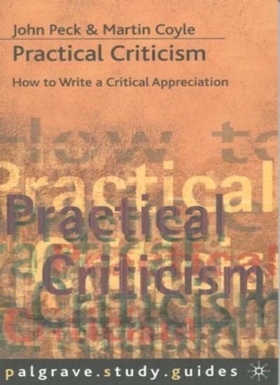 Practical Criticism Macmillan Study Guides PDF