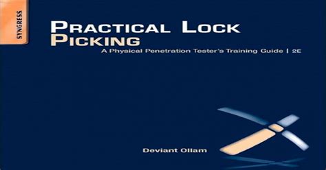 Practical Lock Picking Second Edition A Physical Penetration Tester s Training Guide PDF