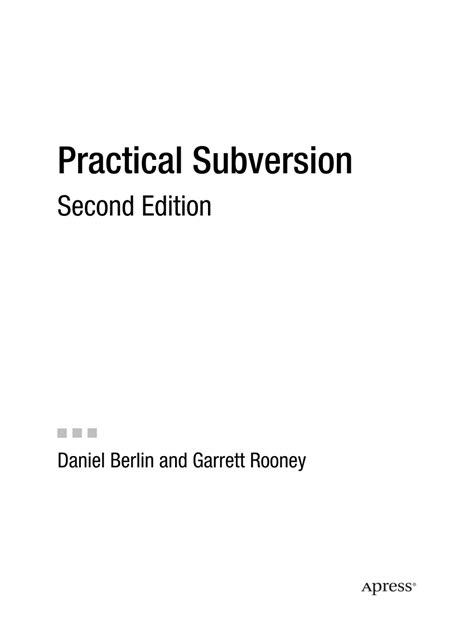 Practical Subversion 2nd Edition Epub