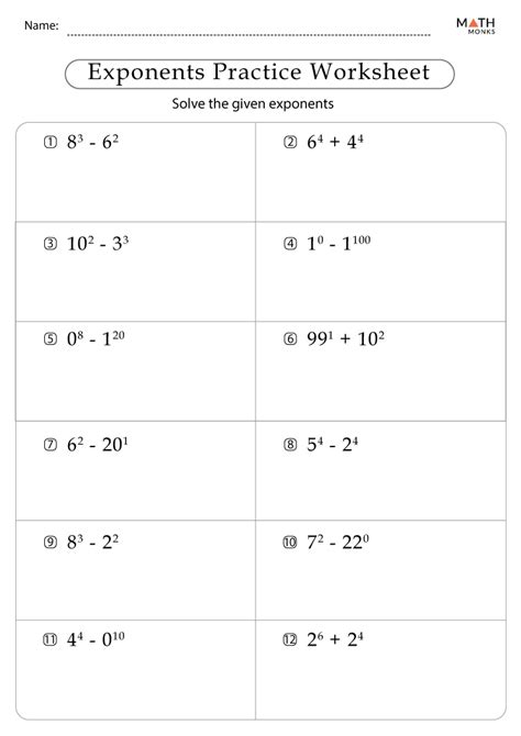 Practice 8 5 Exponents And Division Answer Kindle Editon