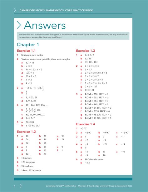 Practice Book Answers PDF