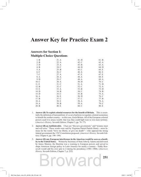 Practice Exam 3 Answer Key Emathinstructions Reader