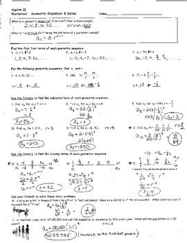 Practice Geometric Sequences And Series Answer Key Reader