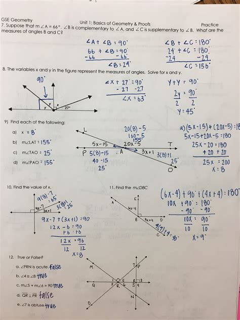 Practice Workbook Geometry Answer Key Kindle Editon