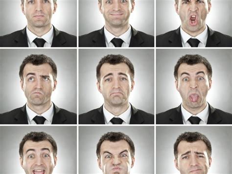 Practice your facial expressions: