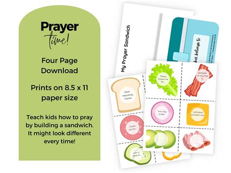 Prayer Sandwich Printable
