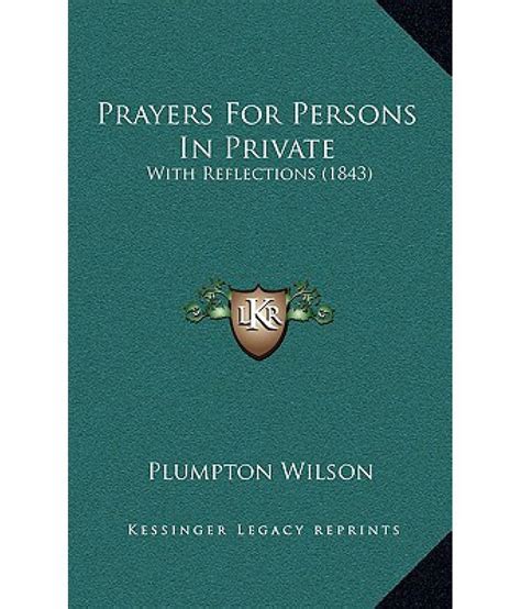 Prayers for Private Persons Reader