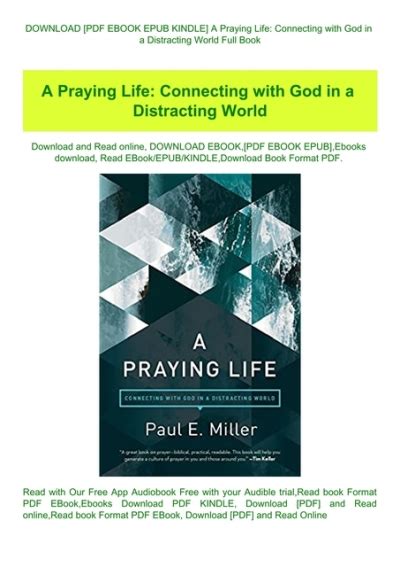 Praying Life Connecting Distracting World Kindle Editon