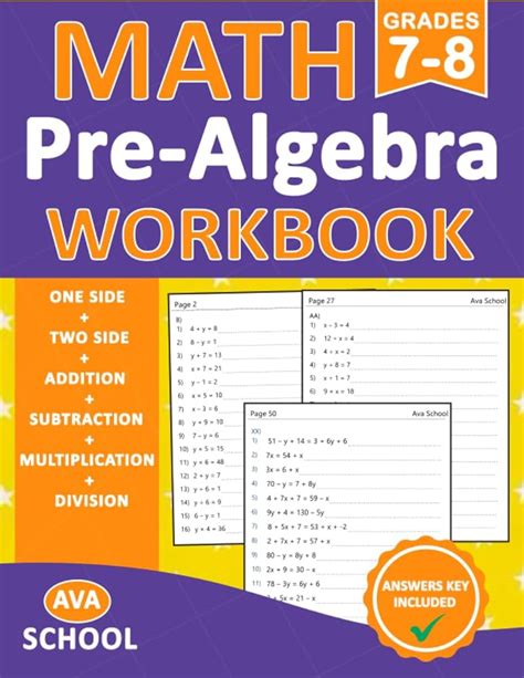 Pre Algebra Book For 7th Grade Answers Kindle Editon