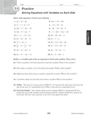 Pre Algebra Chapter 10 Answers PDF