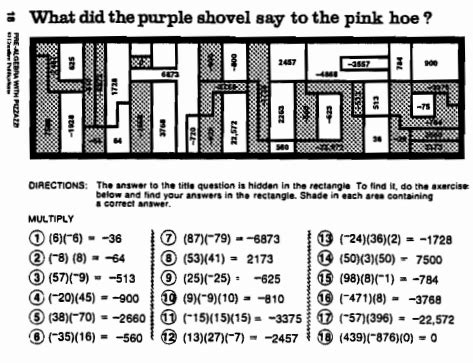 Pre Algebra With Pizzazz Answer Key Page 32 Doc