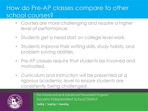 Pre-AP Classes: A Head Start for College Success