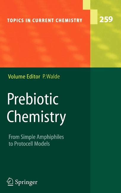 Prebiotic Chemistry: From Simple Amphiphiles to Protocell Models (Hardcover) Ebook Doc