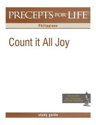 Precepts For Life Study Guide Count It All Joy Philippians Epub