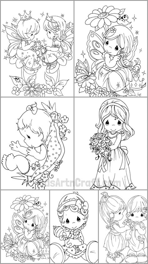 Precious Moments Colouring Pages Printable