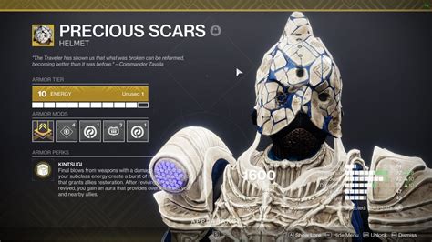 Precious Scars: Uncover the Destiny of Your Scars in Destiny 2