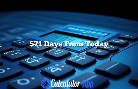 Precisely 571 days and counting...