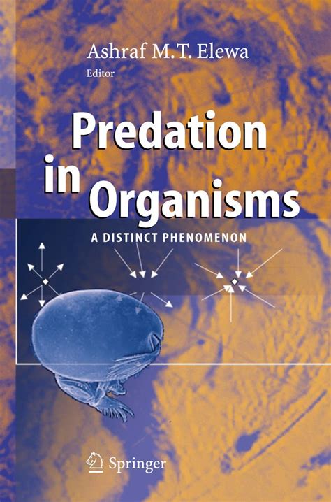 Predation in Organisms A Distinct Phenomenon 1st Edition Reader