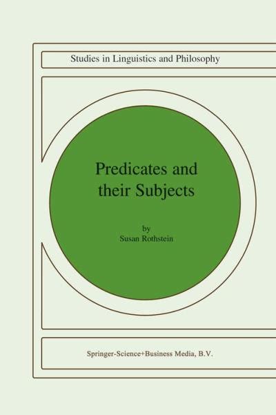 Predicates and Their Subjects 1st Edition Doc