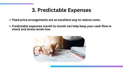 Predictable expenses: