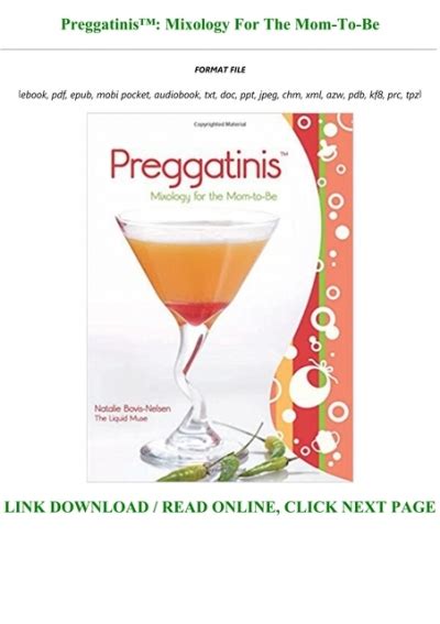 Preggatinisâ„¢ Mixology For The Mom-To-Be Kindle Editon