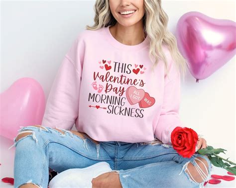 Pregnancy Announcement Shirt Ideas For Valentine's Day