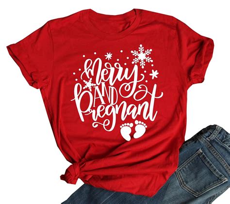 Pregnancy Announcement Shirts for Christmas