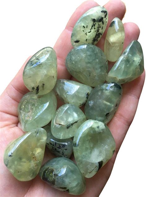 Prehnite Tumbled: Uncover the Healing Power of Nature's Tranquilizing Talisman