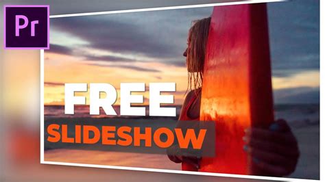 Premiere Pro Free Slideshow Template